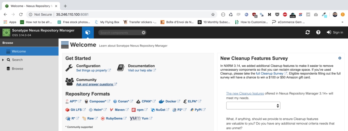 Admin password - Sonatype Nexus Repository - Sonatype Community